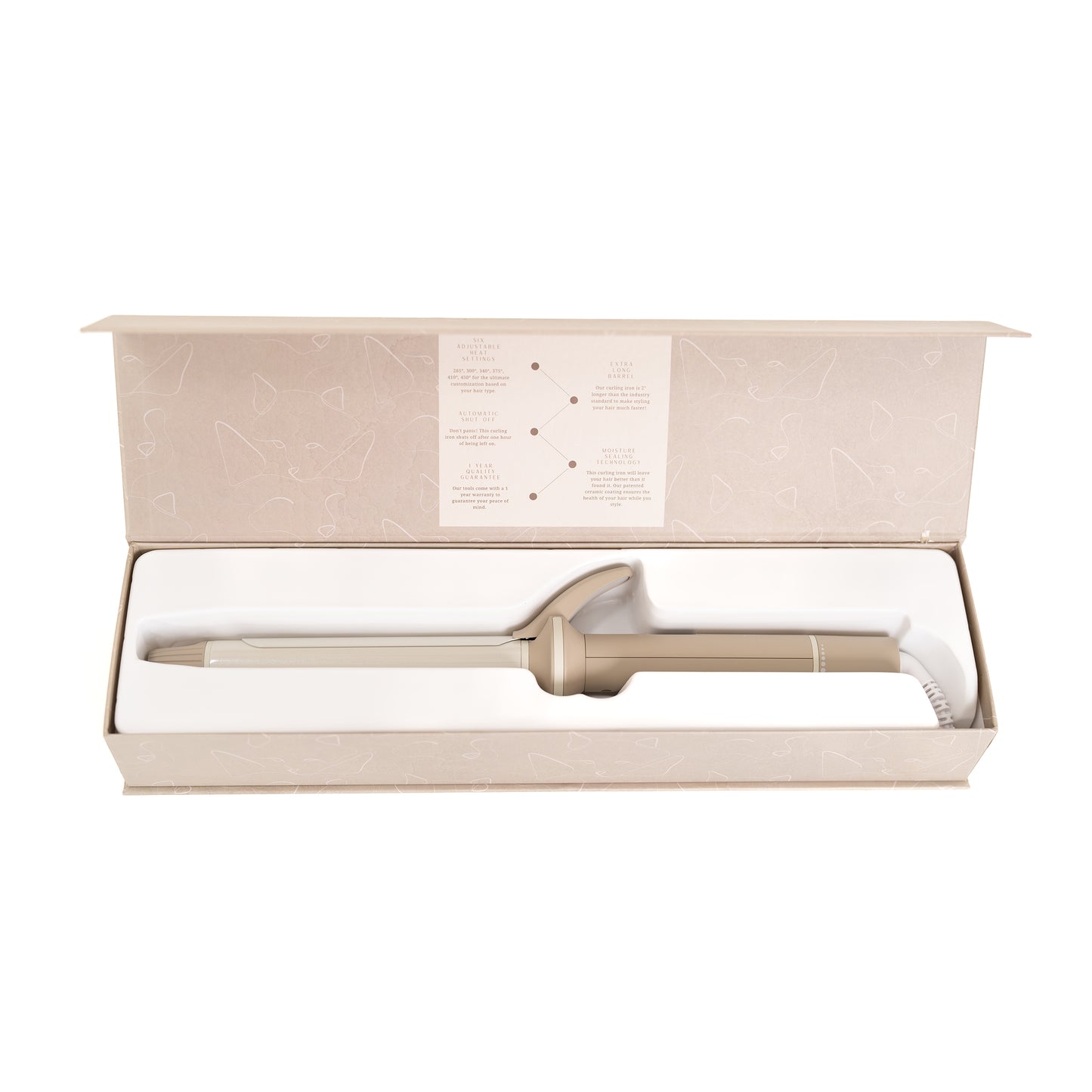 Extra Long Barrel Curling Iron