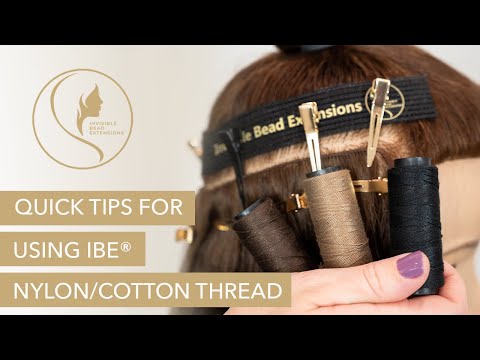 Nylon Thread Hair Extensions, Needle Thread Extension Hair