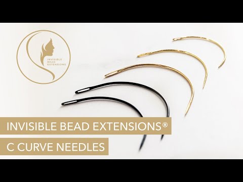 C Weaving Needle (4 Pack) - Invisible Bead Extensions